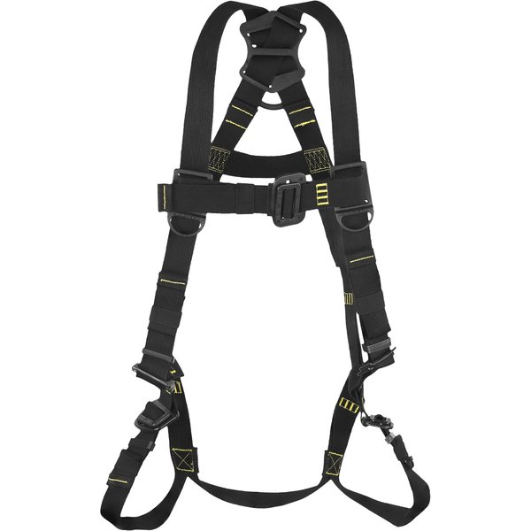 Ironwear Flame Resistant Full Body Harness with Kevlar & Nomex webbing and sewn-in thread | 310 Lbs Capacity 2175FR-SM-MD